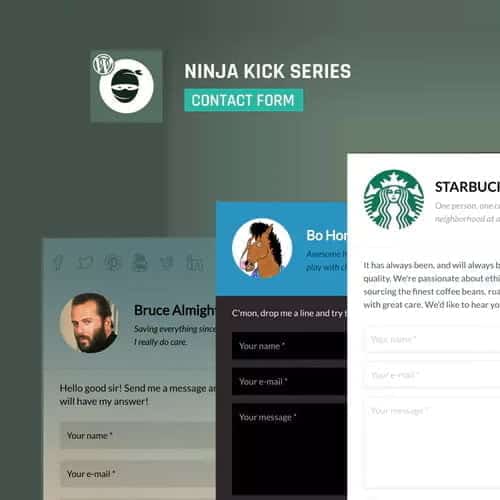 Ninja-Kick-Contact-Form.jpg Ninja Kick: Contact Form - Image 1