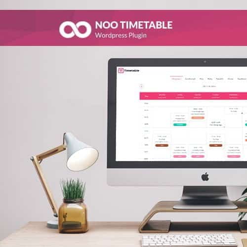 Noo Timetable – Responsive Calendar - Theme Plugin BD