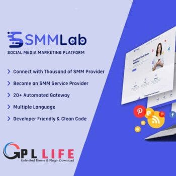 SMMLab-Social-Media-Marketing-SMM-Platform.-Best-SMM-Panel-Script-By-GPL-Life.jpg SMMLab - Social Media Marketing SMM Platform - Image 1