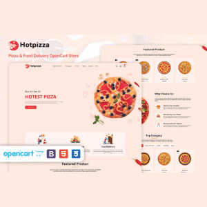 HotPizza - Pizza & Food Delivery OpenCart Store