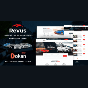 Revus - Automotive & Car Rental WordPress Theme