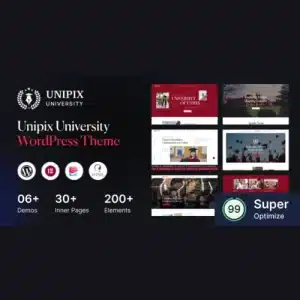 Unipix - University Education WordPress Theme + RTL
