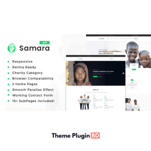 Samara - Charity/Fundraising WordPress Theme