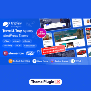 Tripfery - Travel & Tour Booking WordPress Theme