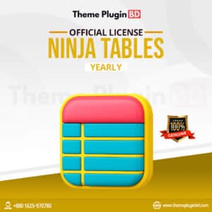 Ninja Tables Pro Original License Key Activation