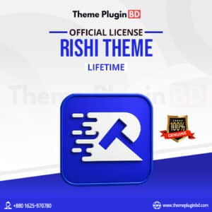 Rishi Theme Agency Pack Lifetime Original License Key Activation