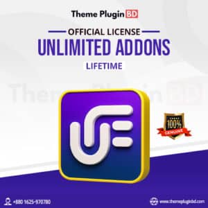 Unlimited Addons for Elementor Original License Key Activation