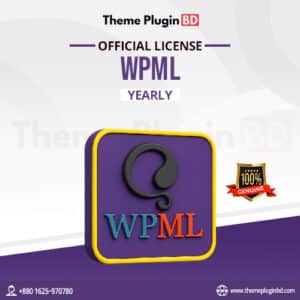 WPML - The WordPress Multilingual Plugin Original License Key Activation