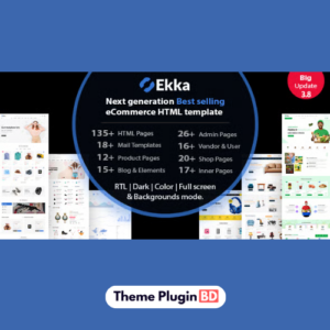Ekka - Ecommerce HTML Template + Admin Dashboard