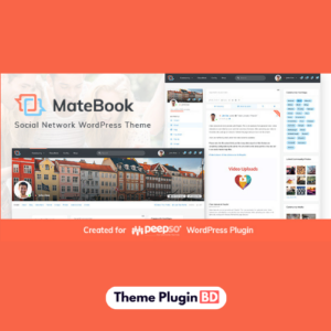 Matebook - Social Network WordPress Theme